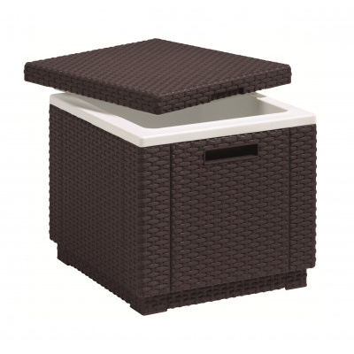 Keter Box Ice Cube Hnědá, 42x42x41 cm